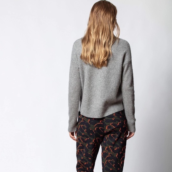 ZADIG & VOLTAIRE Eva Cashmere Blend Sweater - Picture 2 of 6